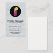 Carte De Visite Cocktail | Icône Boisson (Devant / Derrière)