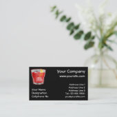 Carte De Visite Cocktail Negroni (Debout devant)