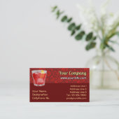 Carte De Visite Cocktail Negroni (Debout devant)