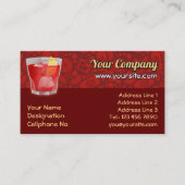 Carte De Visite Cocktail Negroni (Devant)