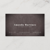 Carte De Visite Cocktail rose Bartender Mixologue Chalkboard (Dos)