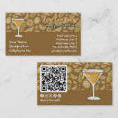 Carte De Visite Cocktail Sidecar (Devant / Derrière)