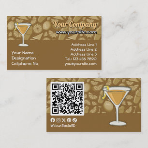 Carte De Visite Cocktail Sidecar