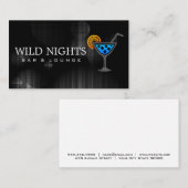 Carte De Visite Cocktail | Trèfle | Barre (Devant / Derrière)