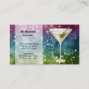 Carte De Visite Cocktails