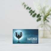 Carte De Visite Cocktails Bar Cats (Debout devant)