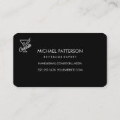 Carte De Visite Cocktails / Bartender (Dos)