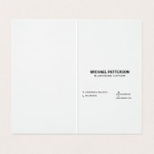 Carte De Visite Cocktails | Code QR | Ajouter personnalisé (Intérieur déplié)