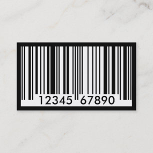 Carte De Visite code barres