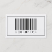 Carte De Visite Code barres Crocheter (Dos)