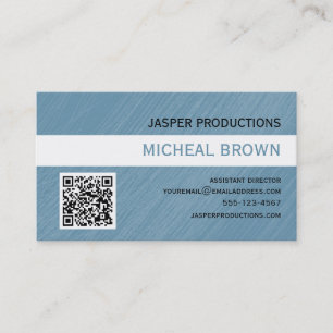 Carte De Visite Code bleu de QR