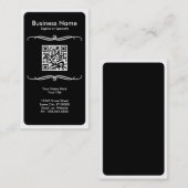Carte De Visite code de mod QR (Devant / Derrière)