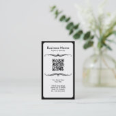 Carte De Visite code de mod QR (Debout devant)