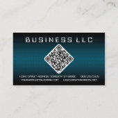 Carte De Visite CODE DE QR : lecture numérique (Dos)