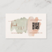 Carte De Visite Code de remise de code QR de contrevête (Devant)