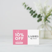 Carte De Visite Code de remise de Pâques spécial (Debout devant)