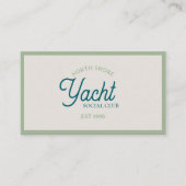 Carte De Visite Code et site Web QR de script classique (Devant)