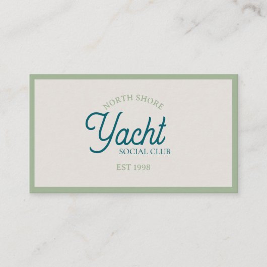 Carte De Visite Code et site Web QR de script classique (Devant)