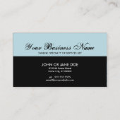 Carte De Visite code professionnel de la damassé QR (Dos)