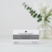 Carte De Visite code professionnel des bureaux QR (Debout devant)