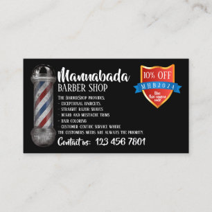 Carte De Visite code promo de la boutique de fournitures de poteau