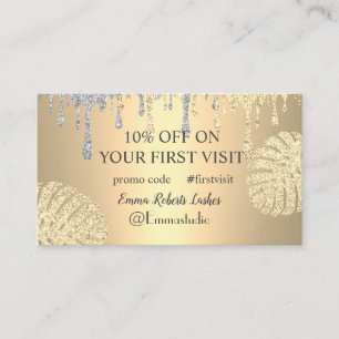 Carte De Visite Code Promo Offre Spéciale Vente Rabais Première Vi