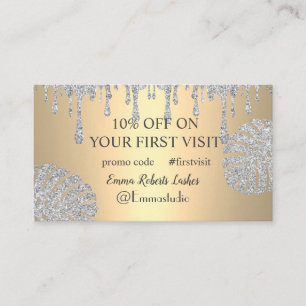 Carte De Visite Code Promo Offre Spéciale Vente Rabais Première Vi