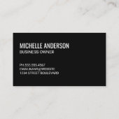 Carte De Visite Code QR (Dos)