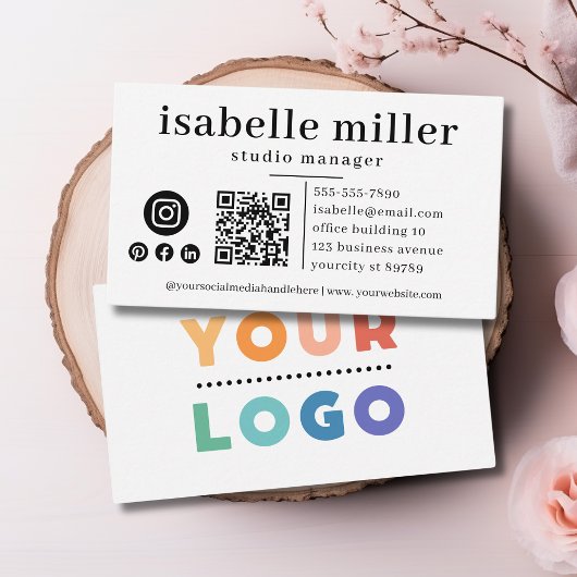 Carte De Visite Code QR