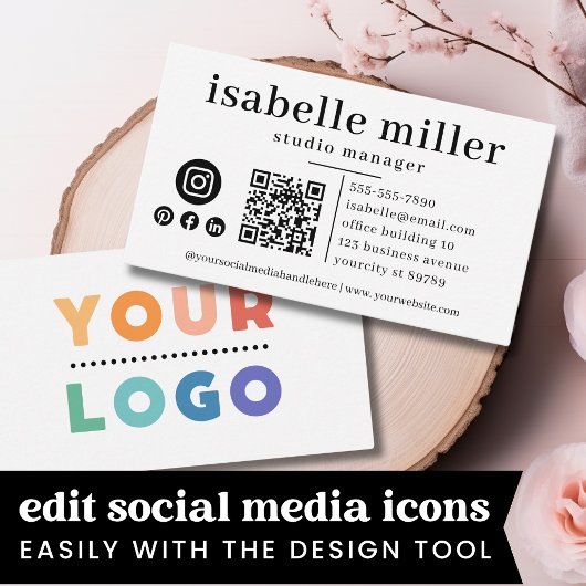 Carte De Visite Code QR