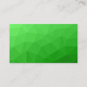 Carte De Visite Code QR à motif de maille géométrique vert clair M (Dos)