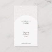 Carte De Visite Code QR Abstrait (Devant)