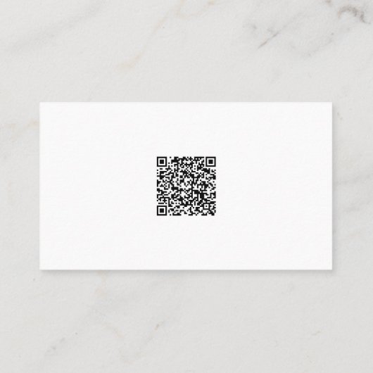 Carte De Visite Code QR avec réparation informatique professionnel (Dos)