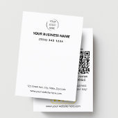 Carte De Visite Code QR avis sur les petites entreprises GOOGLE et
