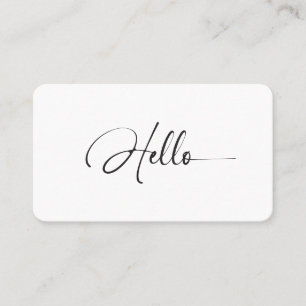 Carte De Visite Code QR Beauté Artiste Maquillage Minimal Féminin