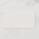 Carte De Visite Code QR Beige Neutre (Dos)