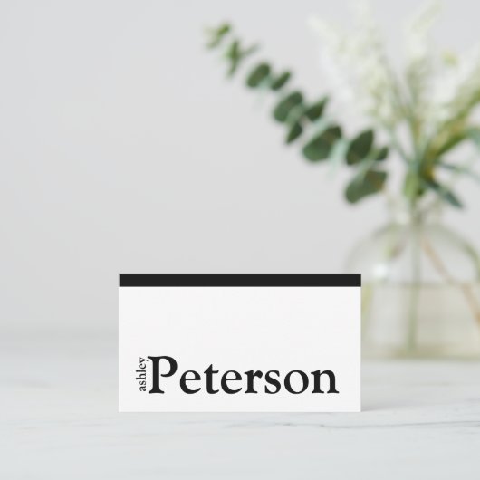 Carte De Visite Code QR blanc balancier professionnel moderne (Debout devant)