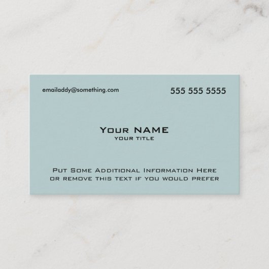 Carte De Visite Code QR bleu moderne (Devant)