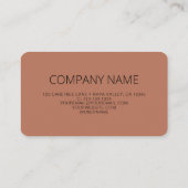 Carte De Visite Code QR Boho Connectez-vous avec nous (Dos)