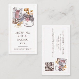 Carte De Visite Code QR Boulangerie Artisanale