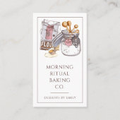 Carte De Visite Code QR Boulangerie Artisanale (Devant)