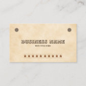 Carte De Visite Code QR brun occidental sud (Devant)