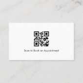 Carte De Visite Code QR Cabinet de Chiropratique (Dos)