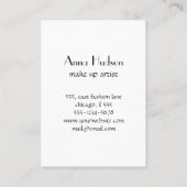 Carte De Visite Code QR, Code de réponse rapide, noir et blanc (Dos)