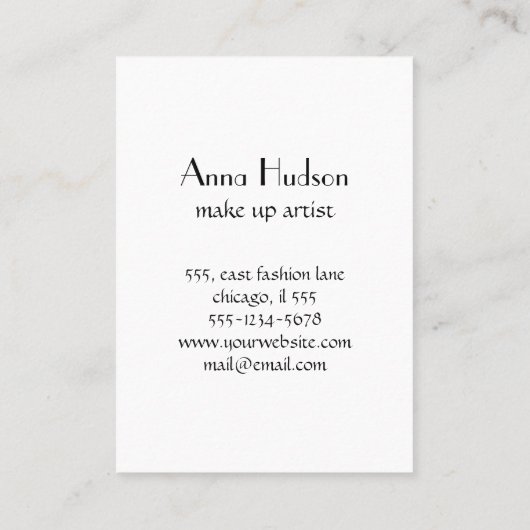 Carte De Visite Code QR, Code de réponse rapide, noir et blanc (Dos)