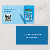 Carte De Visite Code QR comptable comptable comptable comptable (Devant / Derrière)