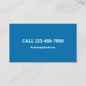 Carte De Visite Code QR comptable comptable comptable comptable (Dos)
