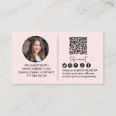 Carte De Visite Code QR Connectez-vous avec nous Logo Photo Entrep (Devant)