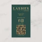 Carte De Visite Code QR Cool du technicien d'extension de barre pe (Dos)