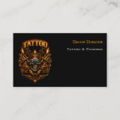 Carte De Visite Code QR d'artiste de tatouage  (Devant)